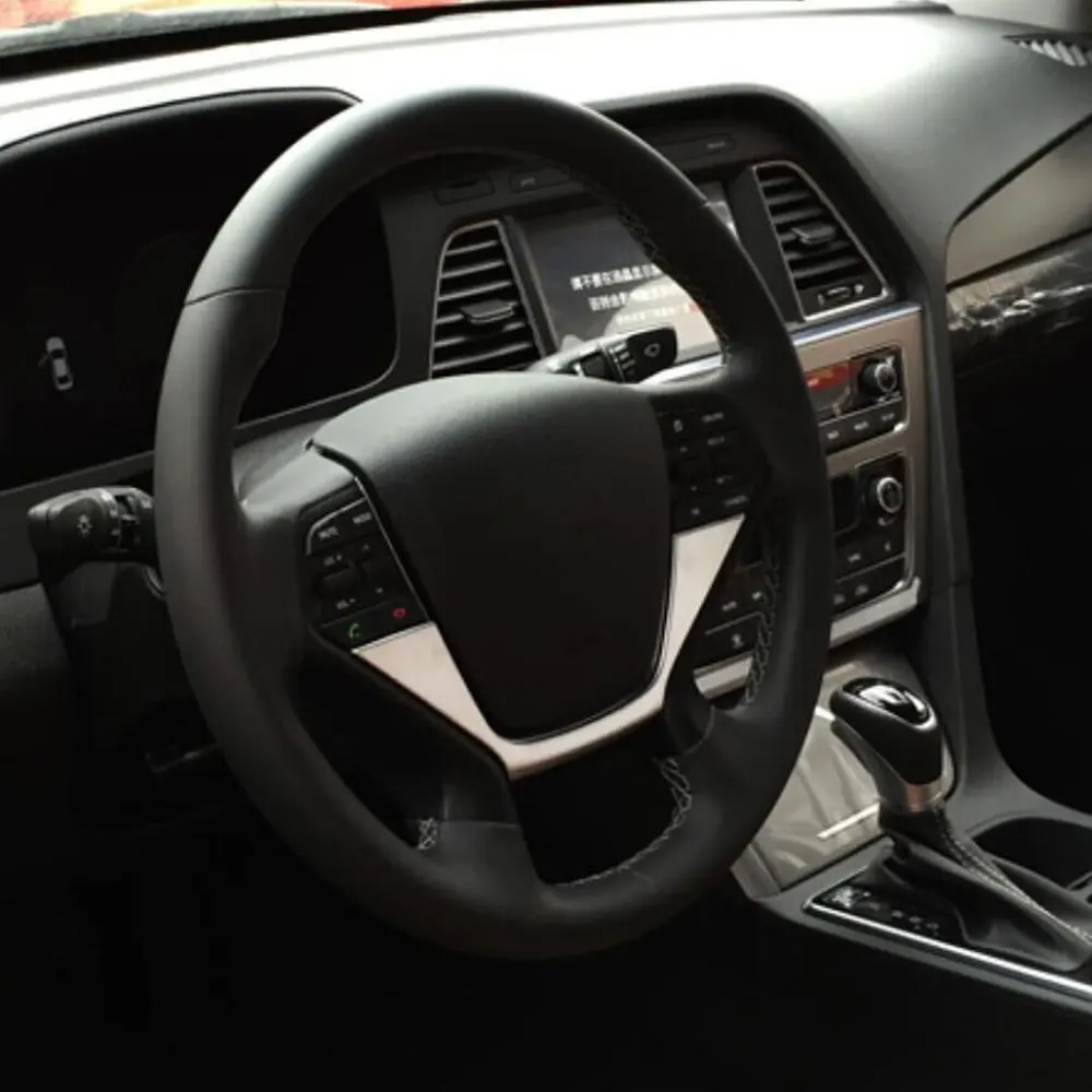 Автомобильный Стайлинг 1 шт. хромированный чехол из АБС-пластика для внутреннего