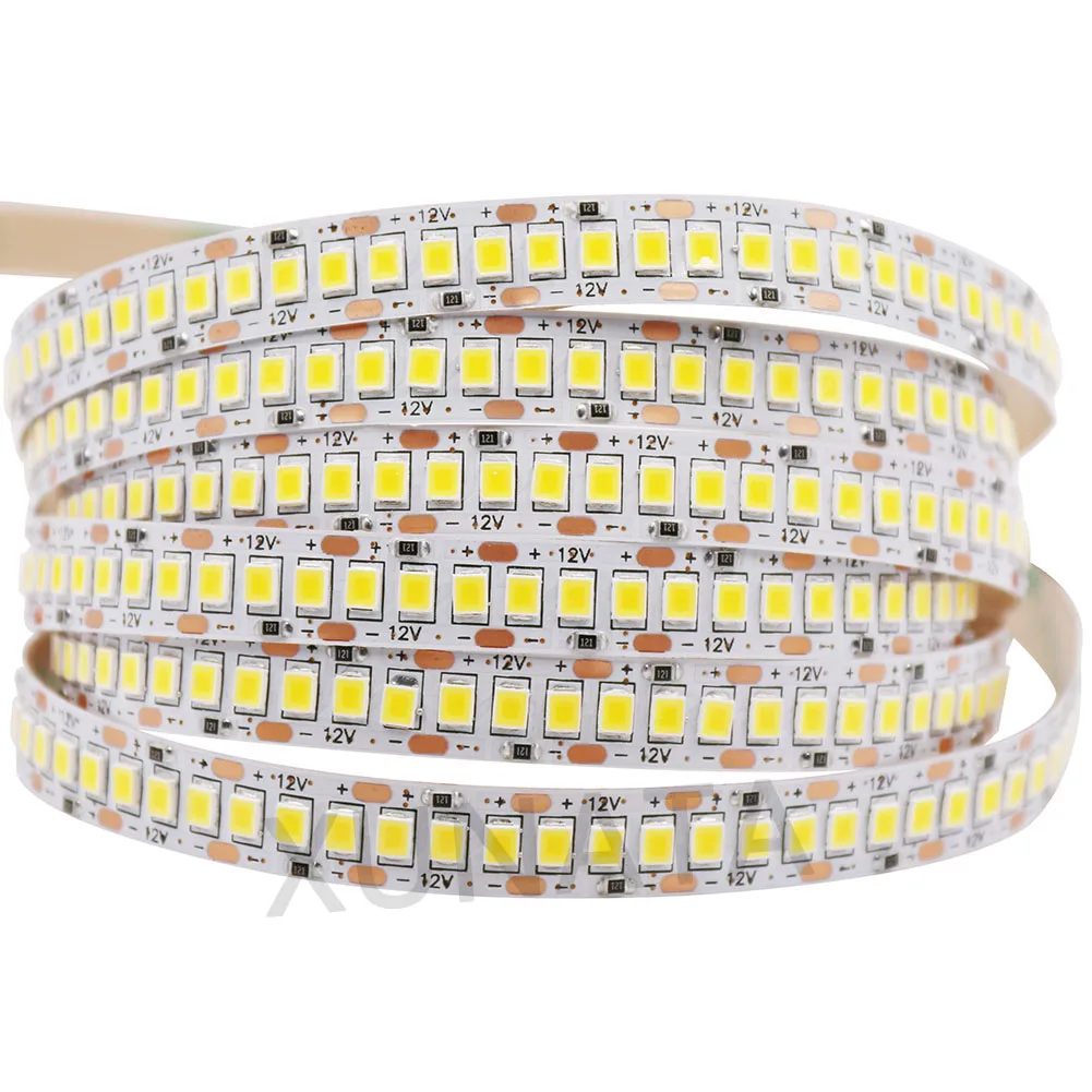 XUNATA светодиодный светильник 5 м 2835 SMD DC 12 В 60/240 светодиодный s/M водонепроницаемый IP65 IP20 гибкая лента светодиодный светильник s ночной Декор