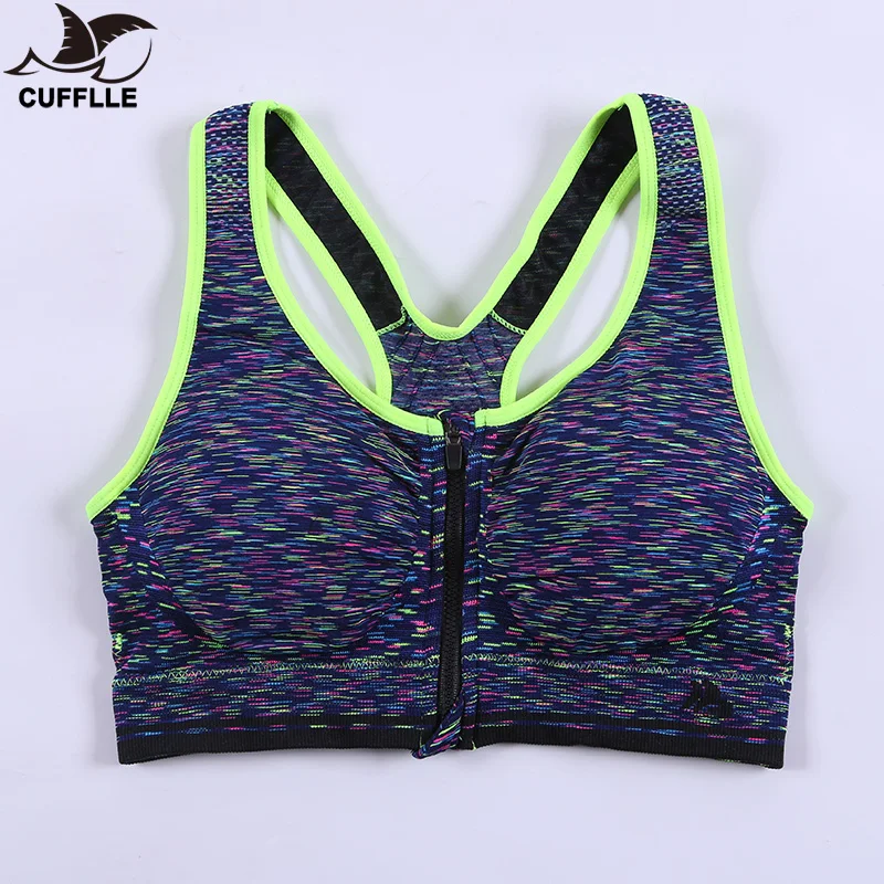 Женская рубашка для йоги с запонками бюстгальтеры на молнии женский жилет