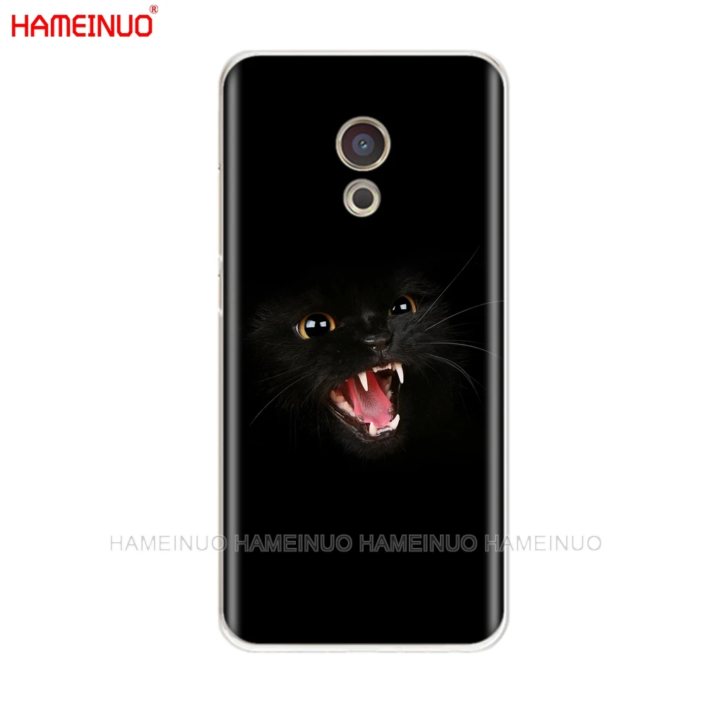 43032 HAMEINUO черная кошка, глаз на крышка чехол для телефона для Meizu M6 M5 M5S M2 M3 M3S MX4 MX5 MX6 PRO 6 5 U10 U20 note plus - Цвет: 43032