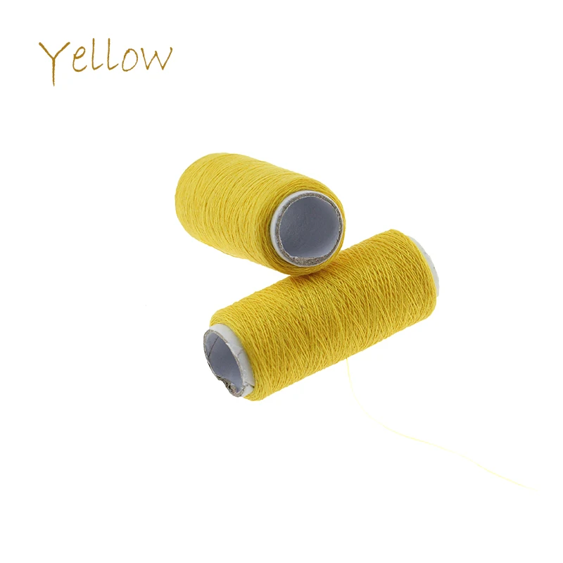 Yellow 20 цветов 1 шт. 200 ярдов ручной работы швейная нить, вышивка нить для шитья - Цвет: Yellow
