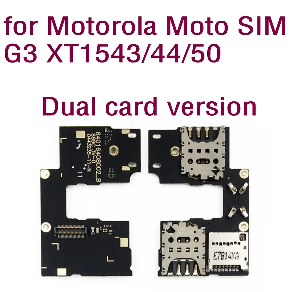 Новинка лоток для карт гибкий MOTOROLA Moto G3 3rd XT1541 XT1540/42/48 держатель Sim Micro SD слот гнезда