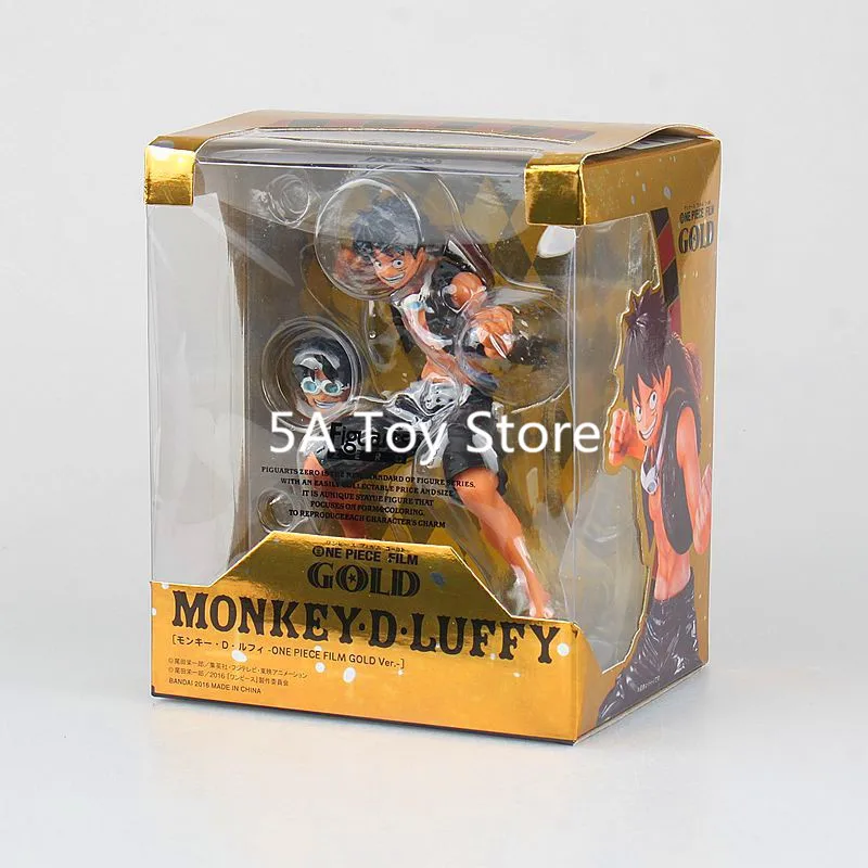 Фигурки героев Аниме One Piece Film Gold Ver Monkey D Luffy Dead or Alive из ПВХ игрушки 12 см коробка для