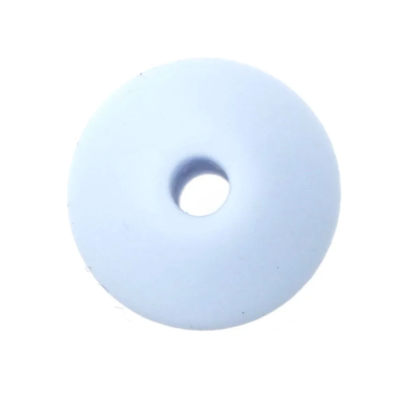 100 piezas juguetes de dentici&oacute;n &aacute;baco cuentas de silicona lentejas 12mm sin Bpa juguete para beb&eacute; diente Diy collar de mordedor joyer&iacute;a de cuentas cuidado del beb&eacute;-2