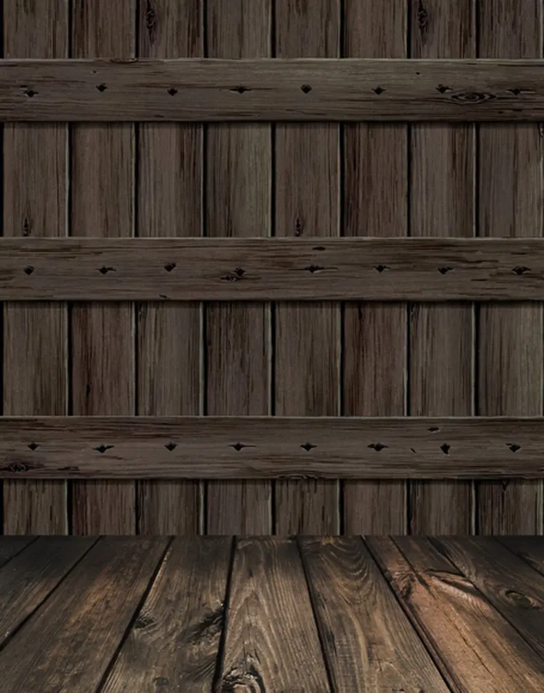 

Wooden Floor Wall Photography Backdrops Photo Props Studio Background 5x7ft