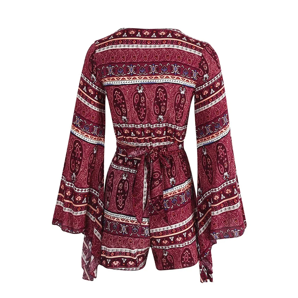Пикантная Летняя обувь с бантиком женские комбинезон шорты Vestido Женские