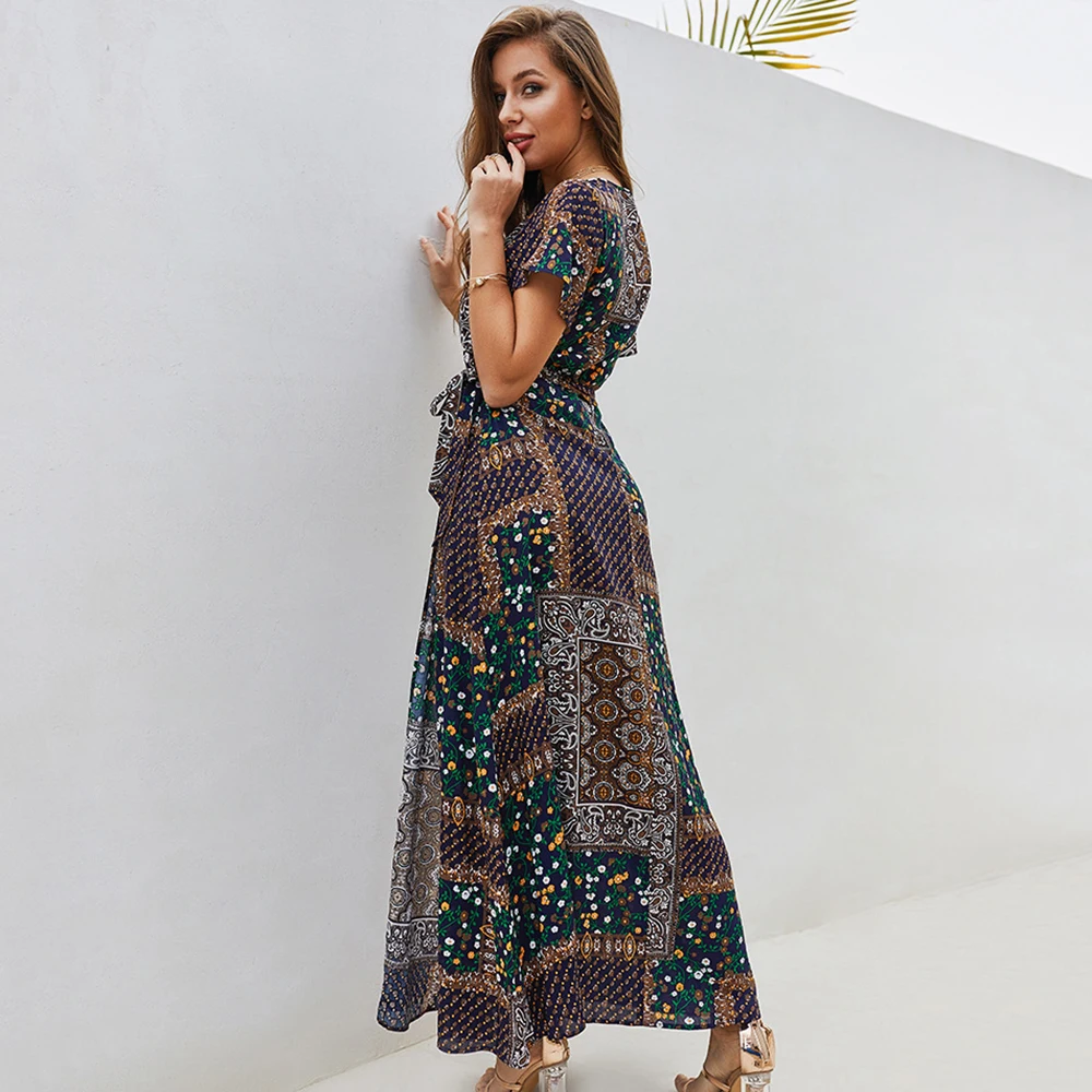 Женское платье женские пляжные летние трапециевидной формы Винтаж модные