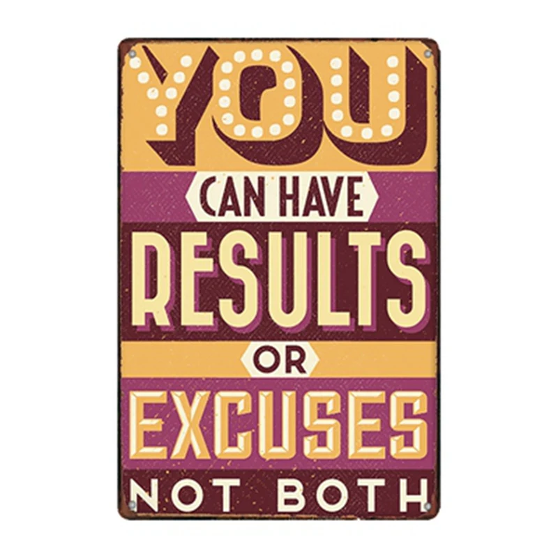 Винтажный оловянный знак Dream Big Never Quit House Rules настенная металлическая тарелка