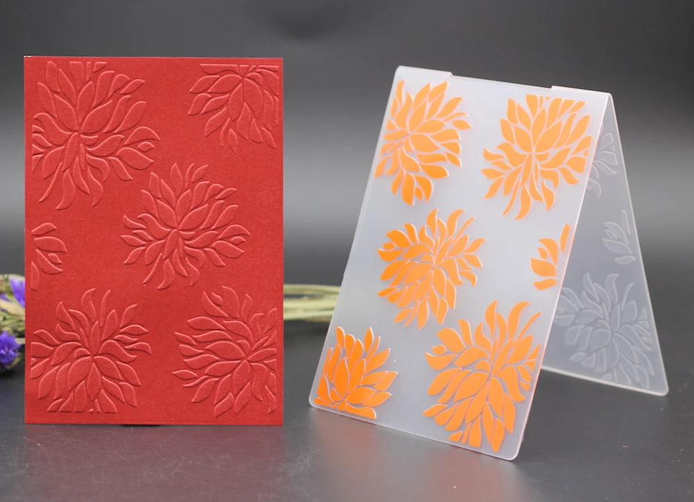 PLASTIC EMBOSSING FOLDERS flower romantic sunflower DIY scrapbook album card gift packing decoration cutting dies paper craft | Дом и сад
