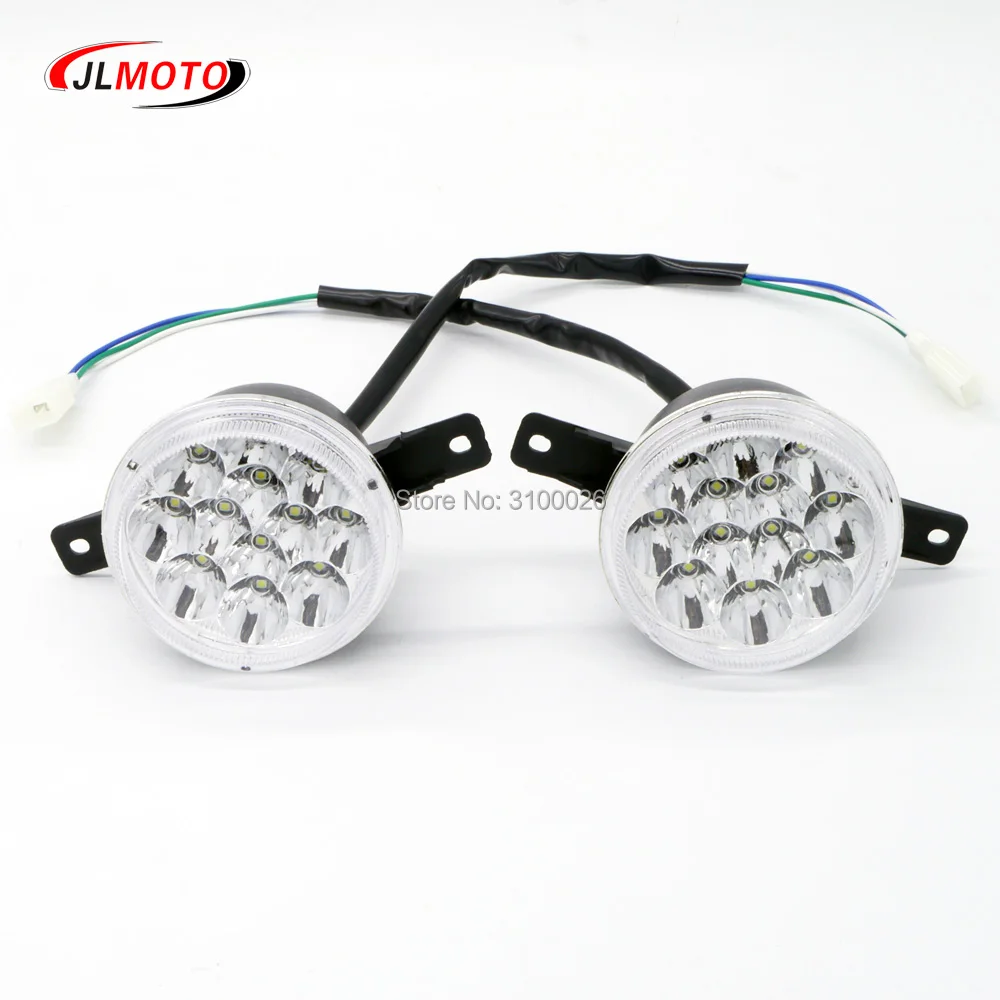 1 пара/2 шт. 12 В светодиодный передний фонарь Jinling 110cc 150cc 200cc ATV Quad Bike JLA-13T-2 JLA-13-10 ArmadA ATV150B Запчасти