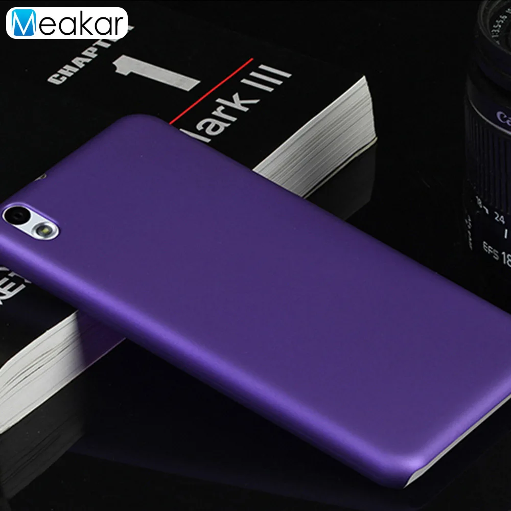 Матовая Пластик Coque 5.5For Htc Desire 816 чехол аналого-цифровой преобразователь для Htc Desire 816 816G Две сим-карты для мобильного телефона чехол-лента на заднюю панель - Цвет: purple