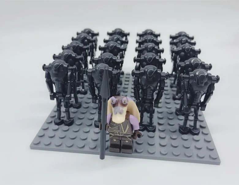 21 шт. Rogue STAR WARS Wolfpack Клон Trooper командор Фокс Клон Trooper Капитан Рекс совместим с laingly мини игрушка fig block - Цвет: PG699 C014 20PCS