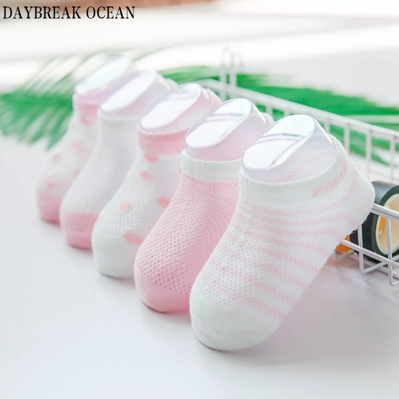 Ultrathin Breathable 3-8Y Star Moon Mesh Socks Spring Summer Toddler Baby Infant Kids Boy Girl Soft Cotton Children | Детская одежда и