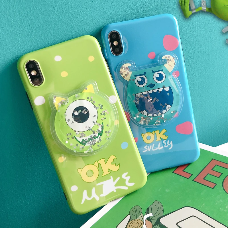 Для Huawei P30 мультяшный Салливан Mr Q жидкий мягкий чехол для P20 mate20 pro nova4 Nova3 Nova2S милый