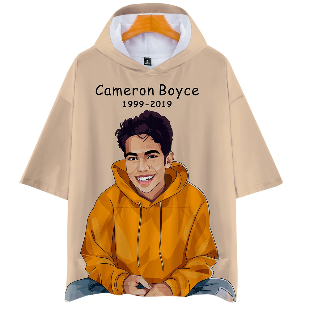 Новинка 2019 года модные летние футболки с короткими рукавами 3D принтом Cameron Boyce