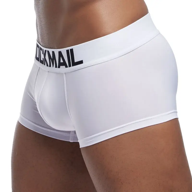 JOCKMAIL, сексуальное мужское нижнее белье, боксеры, шорты, мужские, s, трусы, дышащие, нейлон, лед, шелк, мужские трусы, трусы, cuecas, гей, нижнее белье