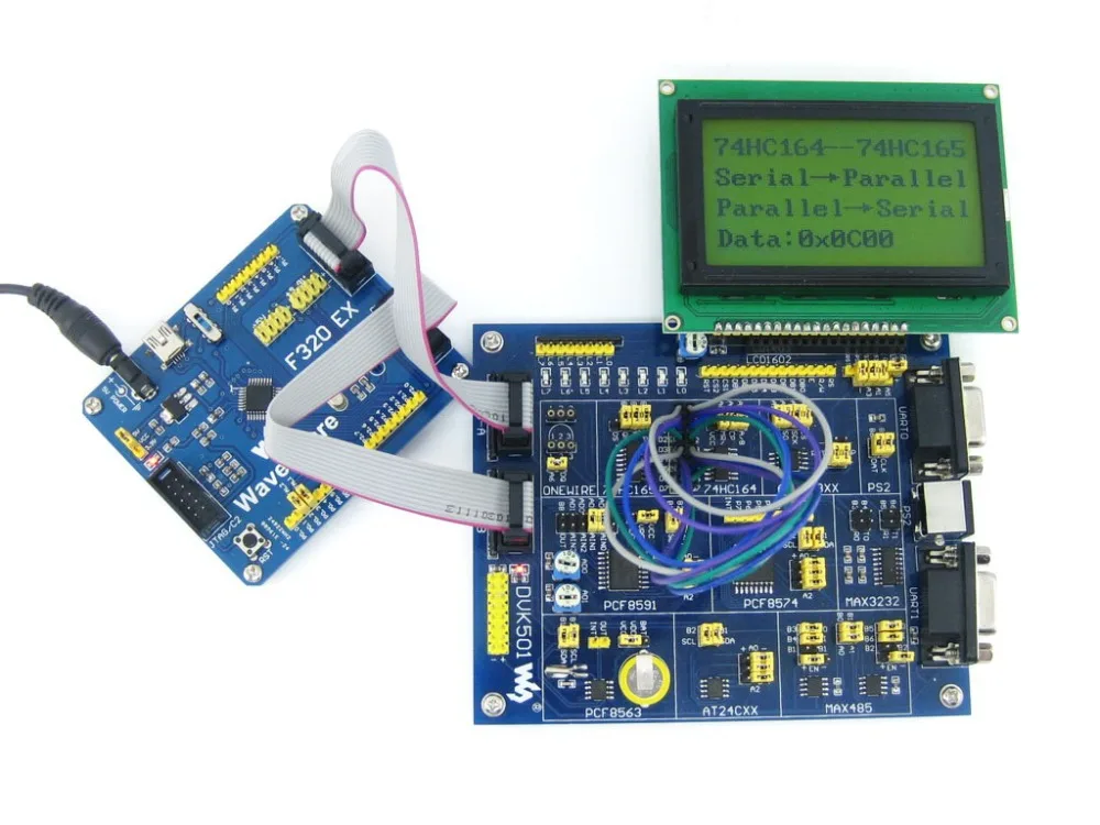 C8051F320 C8051F 8051 оценочная макетная плата комплект + DVK501 системные инструменты = EX F320