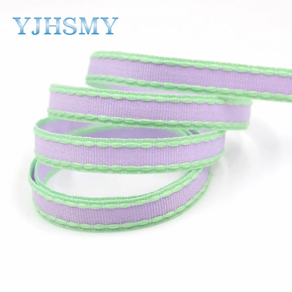 YJHSMY G-181028-1448 10 мм 5 ярдов/лот Однотонные сапоги из флока с корсажная лента