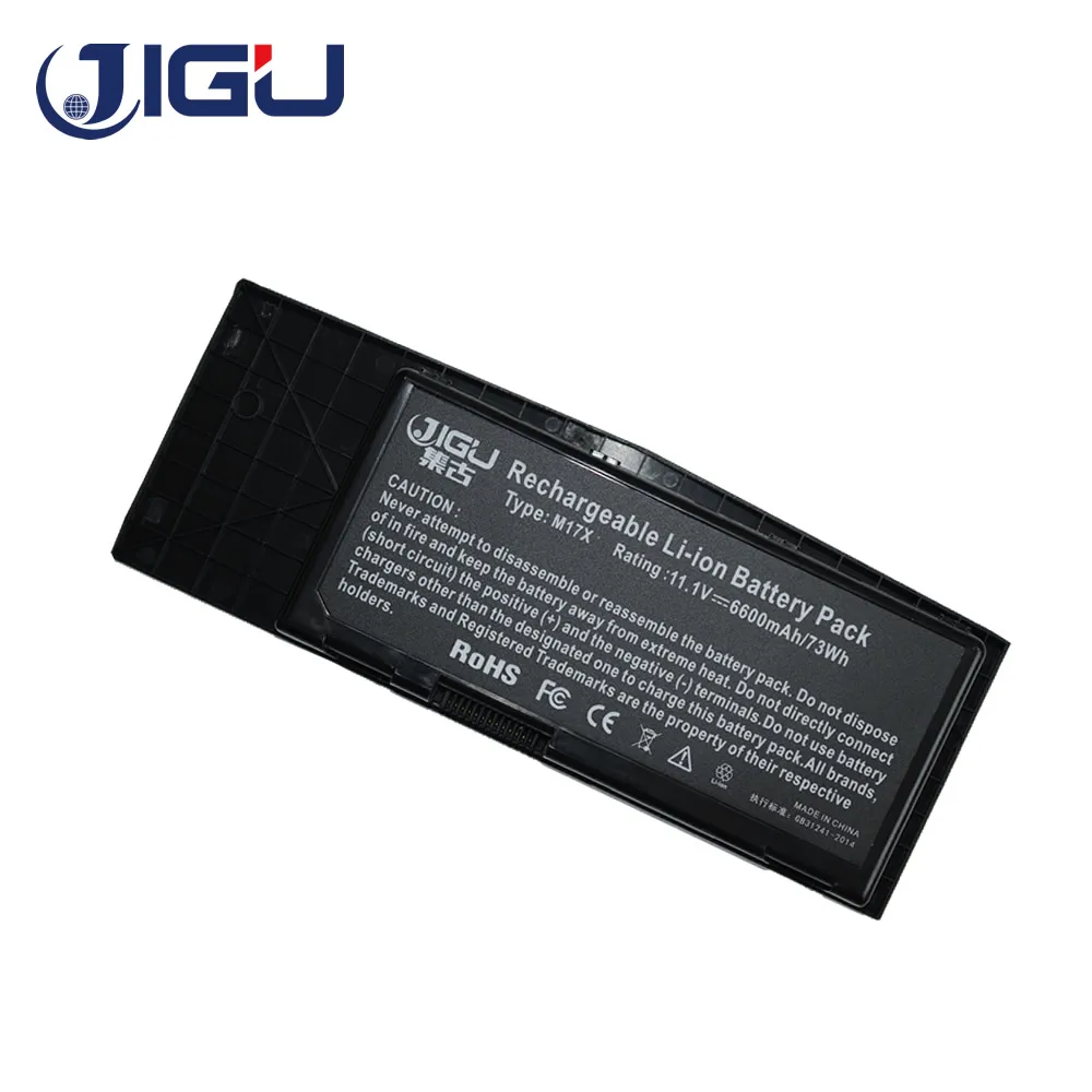 

JIGU Новый аккумулятор для ноутбука 318-0397 7XC9N C0C5M 451-11817 BTYVOY1 для DELL Alienware M17X R3 R4 11,1 V 9 ячеек