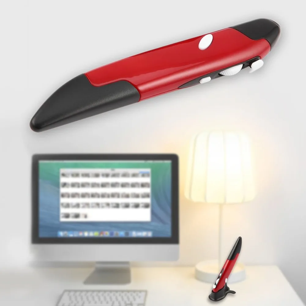 Мышь беспроводная оптическая Ручка мышь 2 4 ГГц USB 500/1000 DPI для планшета ноутбука