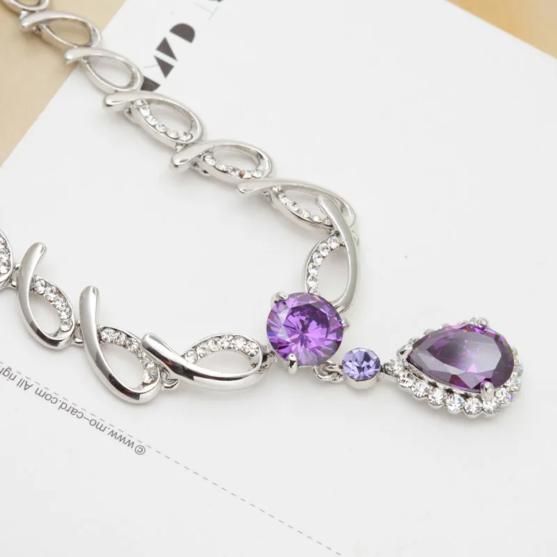 Neoglory горный хрусталь циркон мода Шарм Сеть Биб Ожерелья для мужчин Подвески и