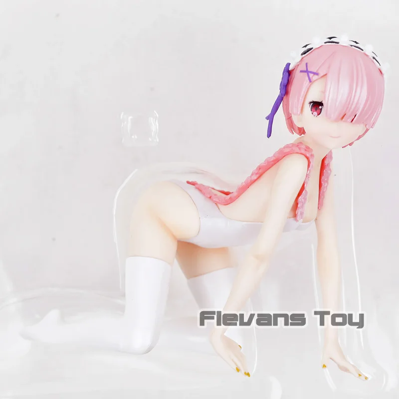 Ram no box Re: ZERO начало жизни в другом мире Rem/Ram/Emilia пижамы Ver. ПВХ фигурка Коллекционная модель игрушки - Цвет: Ram no box