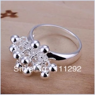 Grape pearl ring A foreign trade fashion silver ornament|silver christmas bell ornament|ornamental brasssilver 5x7 picture frames |