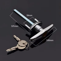 1 types garage door opener t lock handle with 2keys secure garage door locks