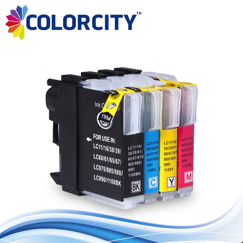 1 комплект чернильный картридж LC39 LC60 LC975 LC985 для brother DCP J125 J140W J315W J515W MFC J265W J410 J415W J220