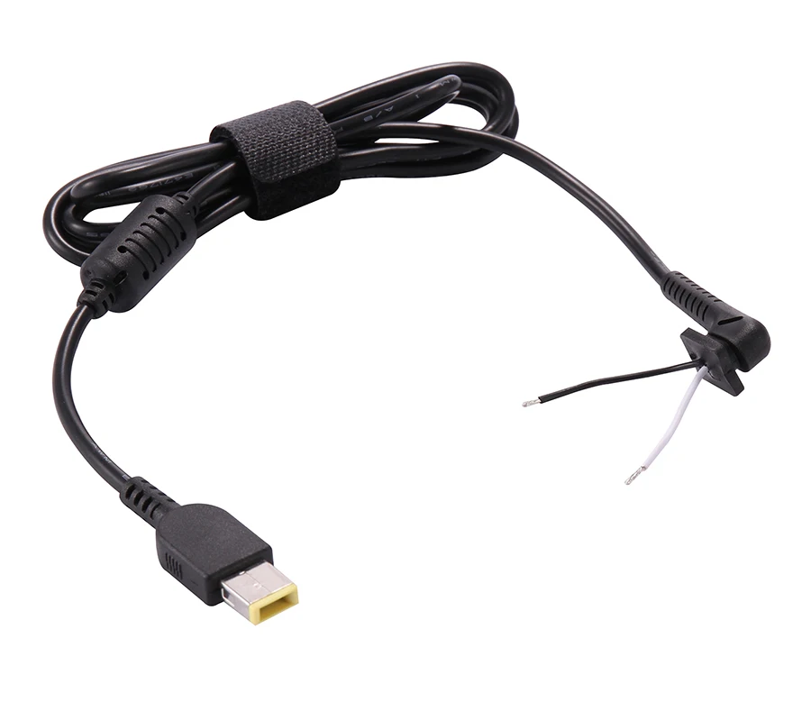 Кабель питания постоянного тока Разъем USB штырь квадратный разъем питания кабель для lenovo 20 в зарядное устройство для ноутбука DC Шнур кабель 1,5 м