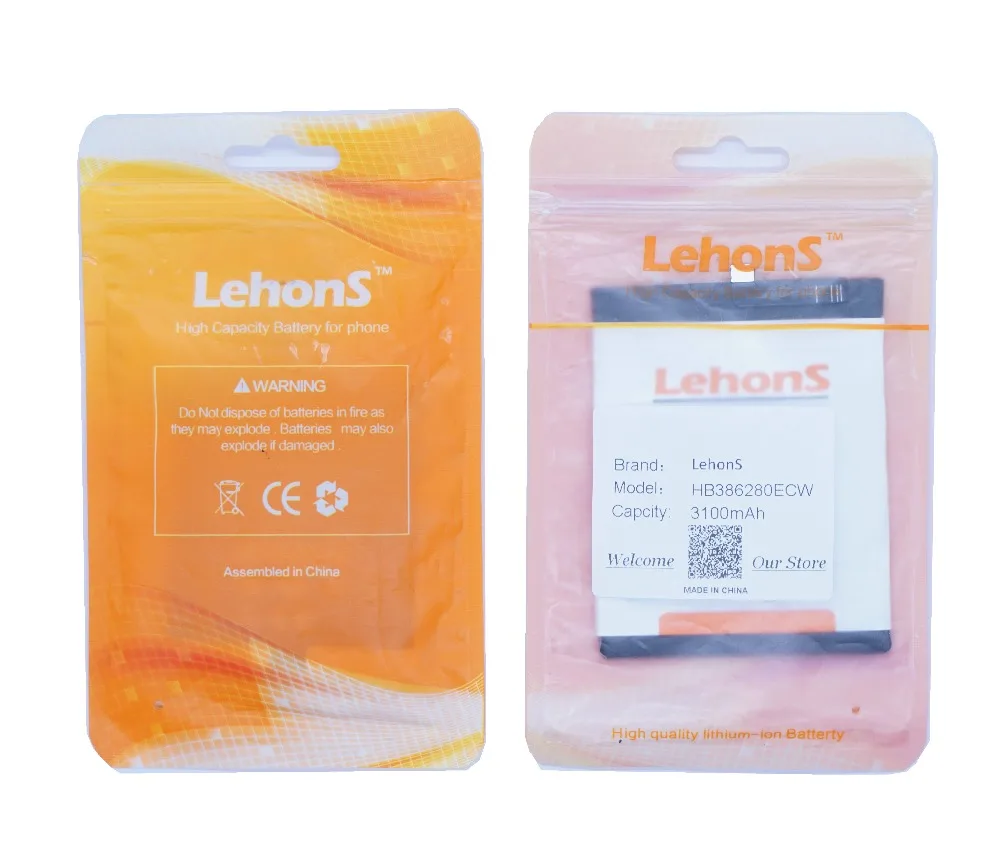LehonS 1x новый HB386280ECW аккумулятор для мобильного телефона Huawei honor 9 P10 Ascend 3200mAh