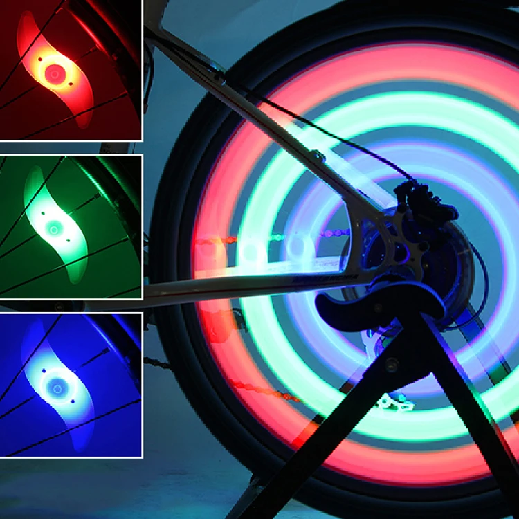 Светильник на колесах для езды велосипеде ночник 7 светодиодов 30 видов | Спорт и
