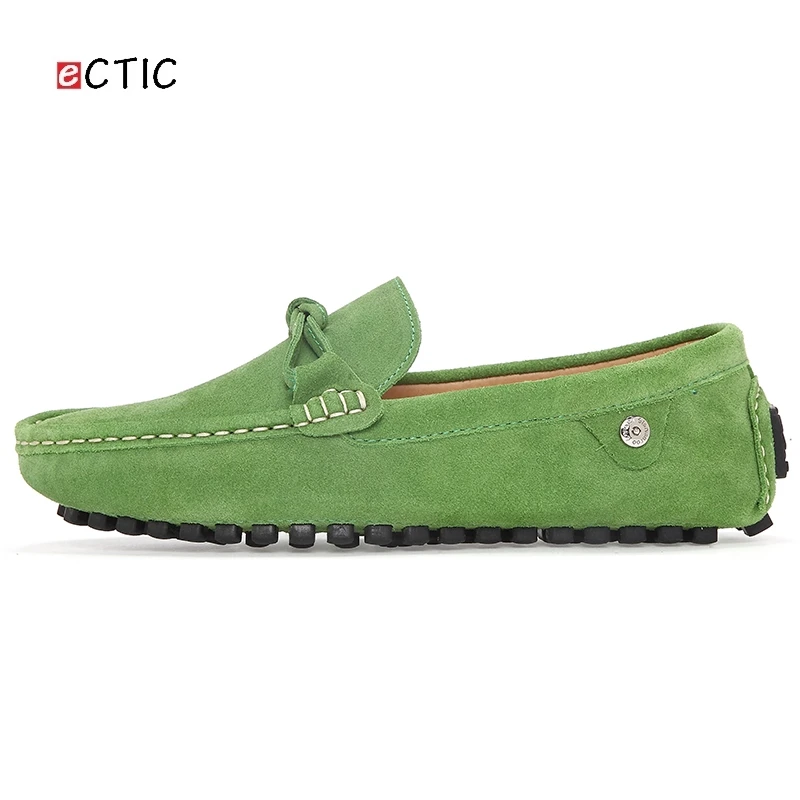 Классические мокасины Ectic Green для мужчин всесезонные повседневные лоферы на