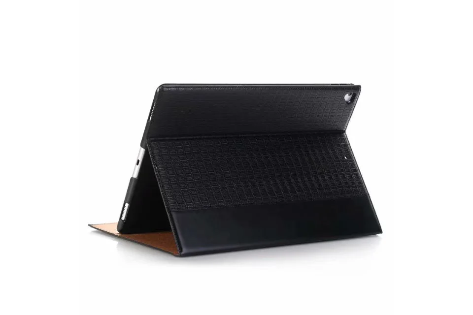 Black Для iPad Pro 12,9 A1670/A1671 роскошный откидной кожаный чехол с крокодиловым узором и отделениями для карт откидной Чехол-книжка с подставкой - Цвет: Black