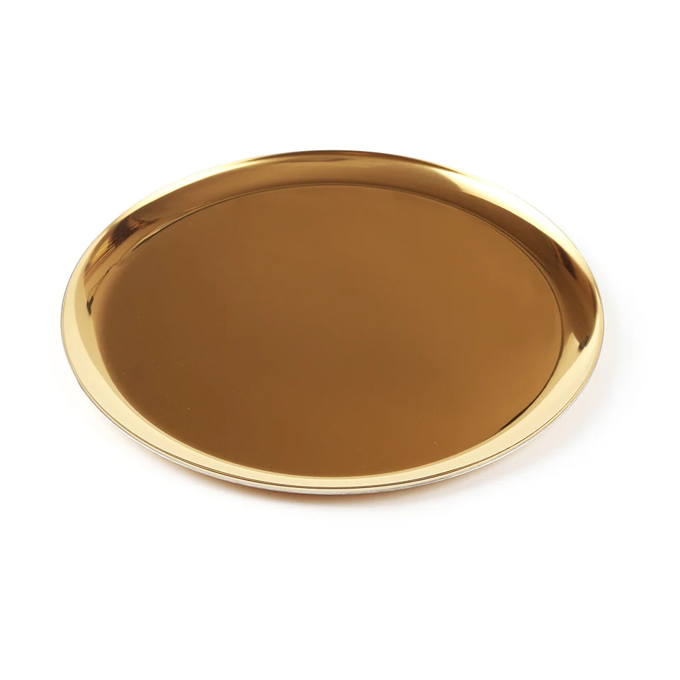 organizer tray 2 Msjo лотки Decorati в скандинавском стиле Круглый ювелирный металлический для хранения Снэк Лоток Металлический Золотой Декор домашний макияж Органайзер - Цвет: organizer tray 2