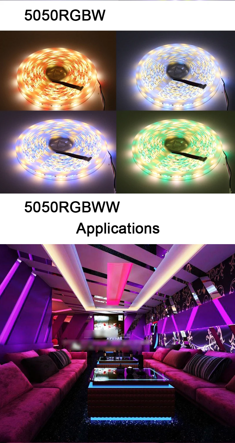 5050 2835 rgb rgbw светодиодный светильник Водонепроницаемая 12 В 0,5 м 1 м 5 м Гибкий Светильник для ПК неоновая светодиодная Диодная лента