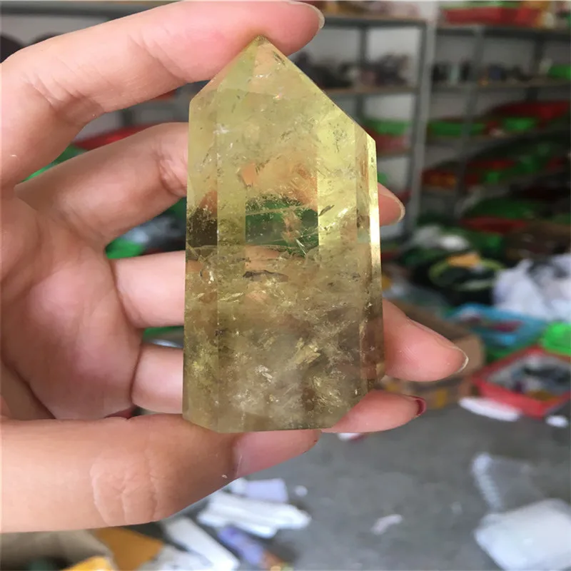 Natural beautiful yellow crystal healing | Дом и сад
