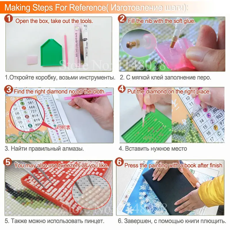 Алмазная живопись стразы на заказ фото для творчества вышивка стразами