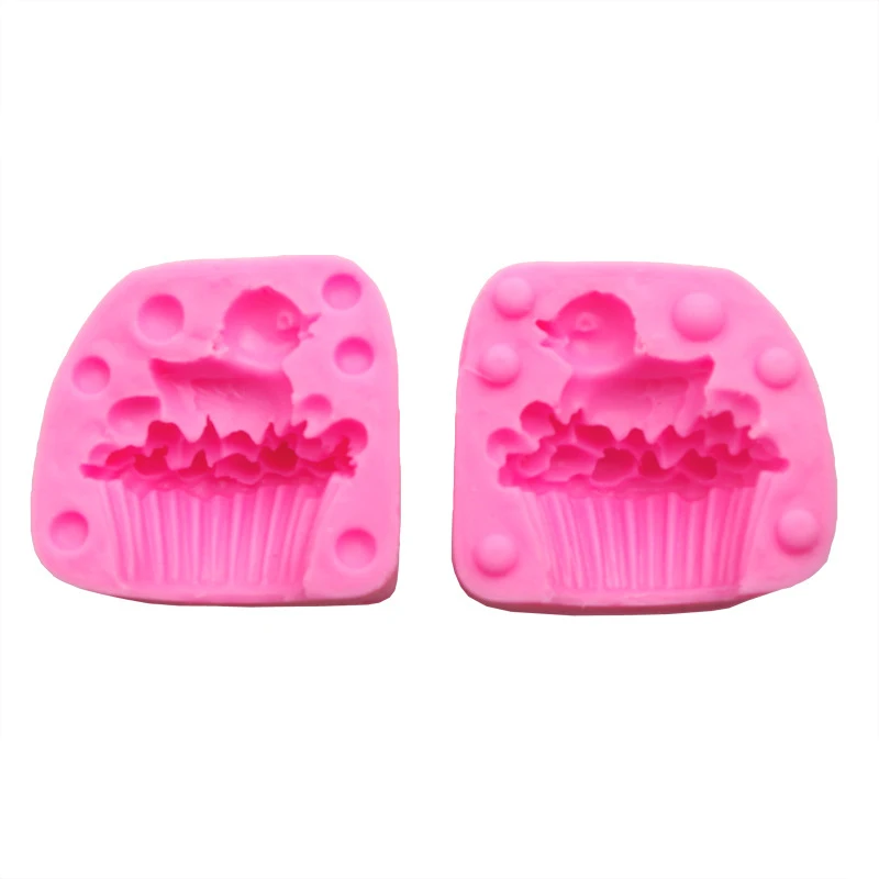Силиконовые формы для кекса в форме утки украшения выпечки 2 шт./партия | Дом и сад