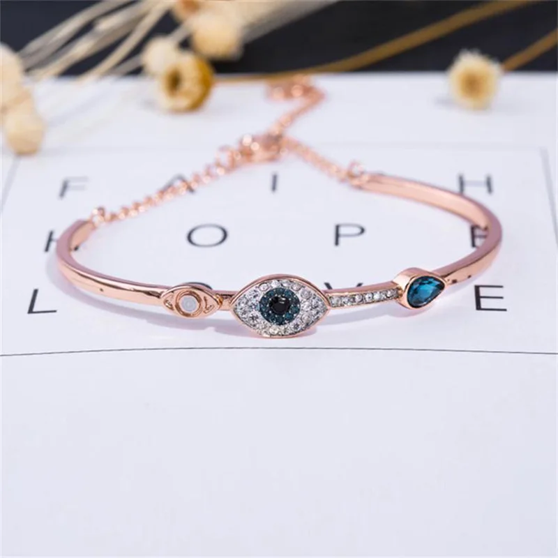 Tisvina к сожалению Evil Eye ожерелье s для женщин розовое золото цвет оригинальный