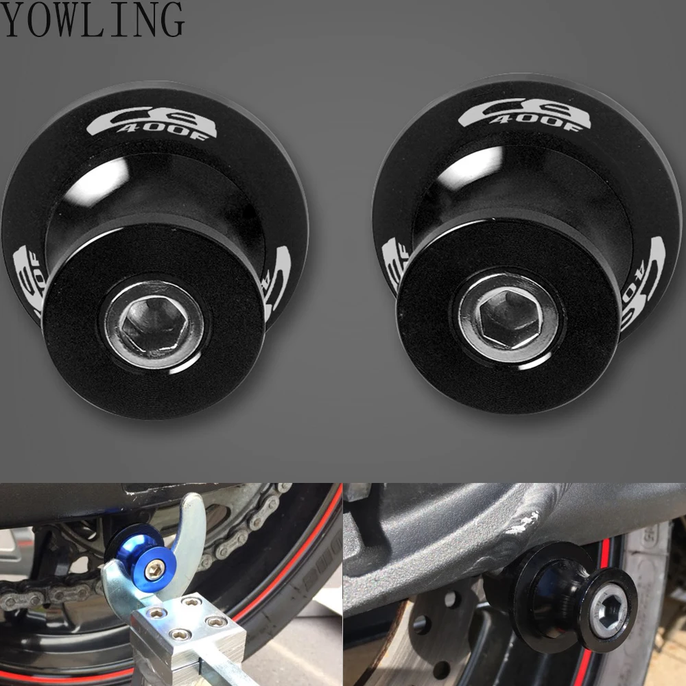 Подставки для мотоциклетных аксессуаров M8 винты Swin garm Swingarm Катушки слайдер HONDA CB1