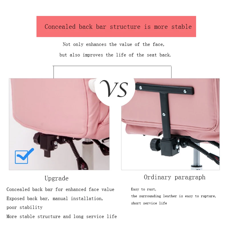 Европейский прямой посев бытовой игры Удобный механизм стул Boss работы в офисе Race