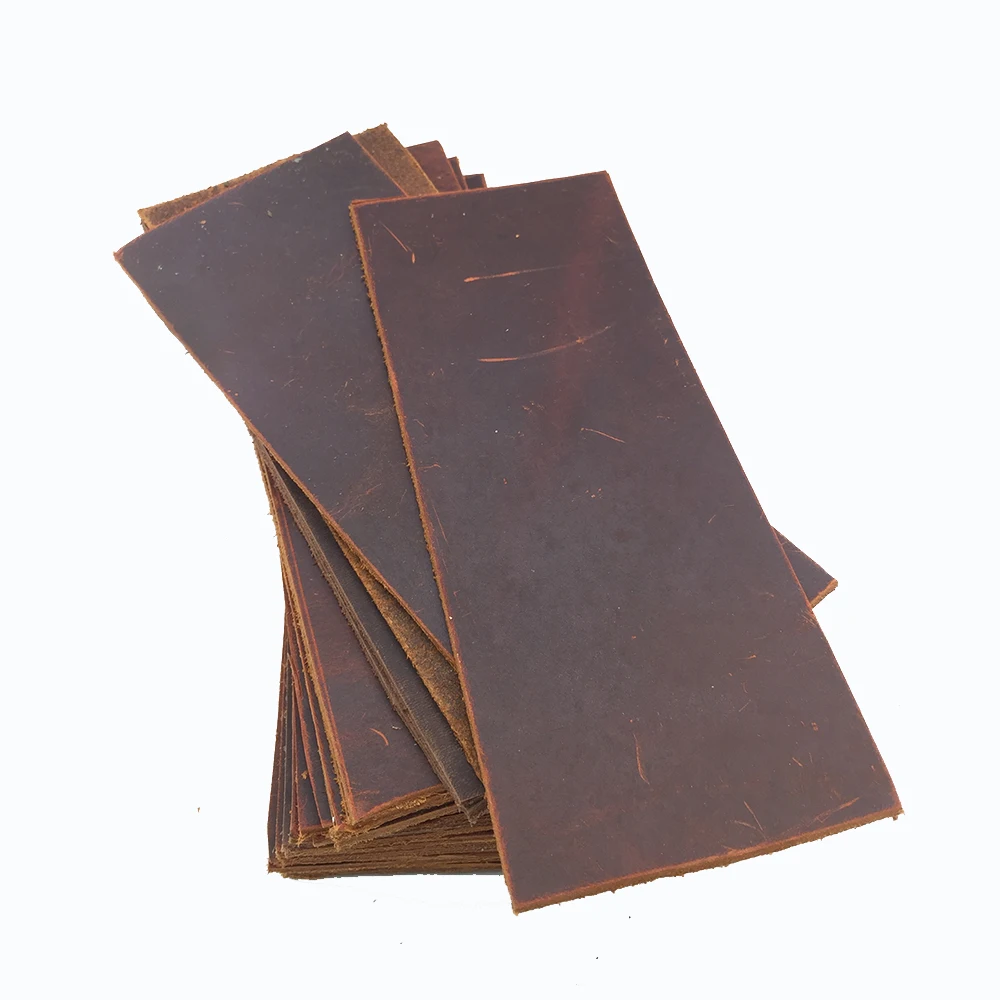 

Promotion Leather Honing Strops Crazy horse cowhide 1-2mm thickness Razor Knife blade polishing Grinding