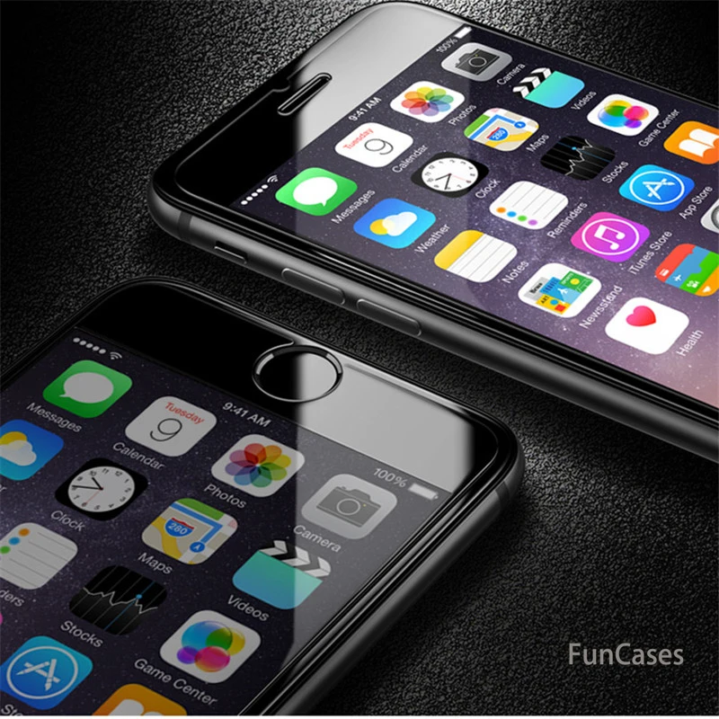 Прозрачное закаленное стекло для iPhone 7 7plus Взрывозащищенный протектор экрана Apple