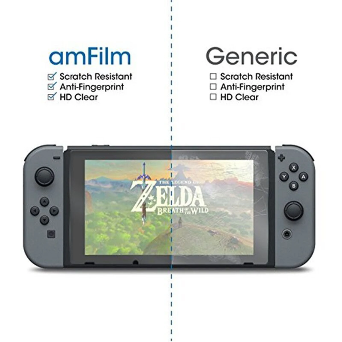 9H закаленное стекло Full HD для видеоигр Защитная пленка Nintendo Switch NS