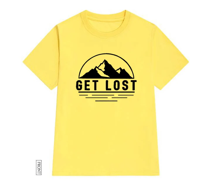 

Get Lost adventure Women tshirt Cotton Casual Funny t shirt Lady Yong Girl Top Tee 5 Colors Drop Ship S-575
