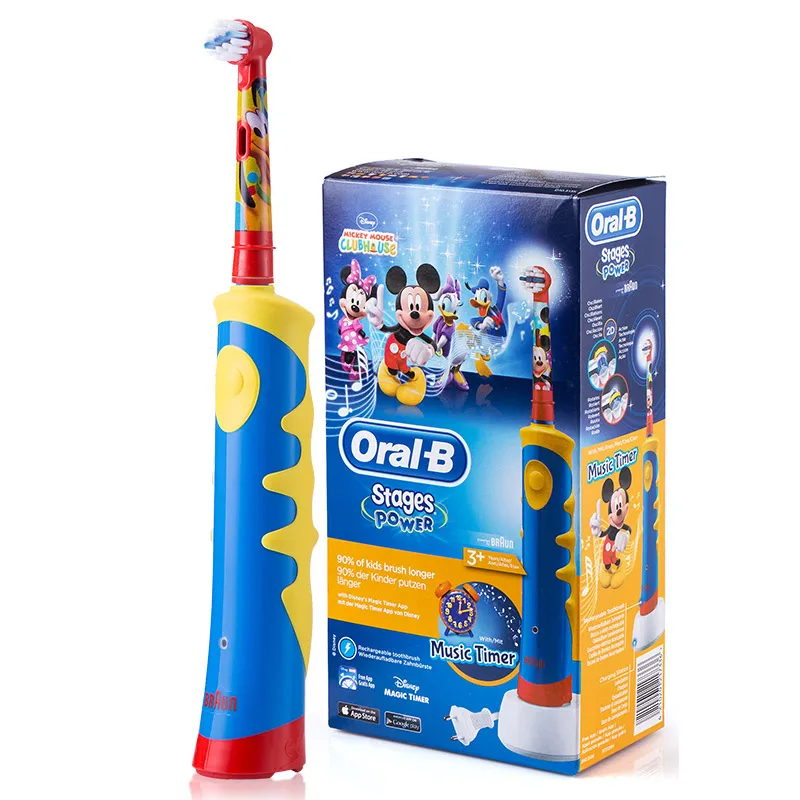Oral B D10 Детская электрическая зубная щетка EB10 сменные насадки для зубной щетки