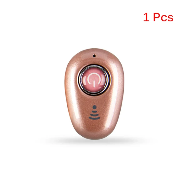 Rose Gold Мини Bluetooth наушники настоящие беспроводные наушники бизнес невидимая гарнитура свободные руки маленькие S650 наушники с микрофоном для всех телефонов - Цвет: Rose Gold