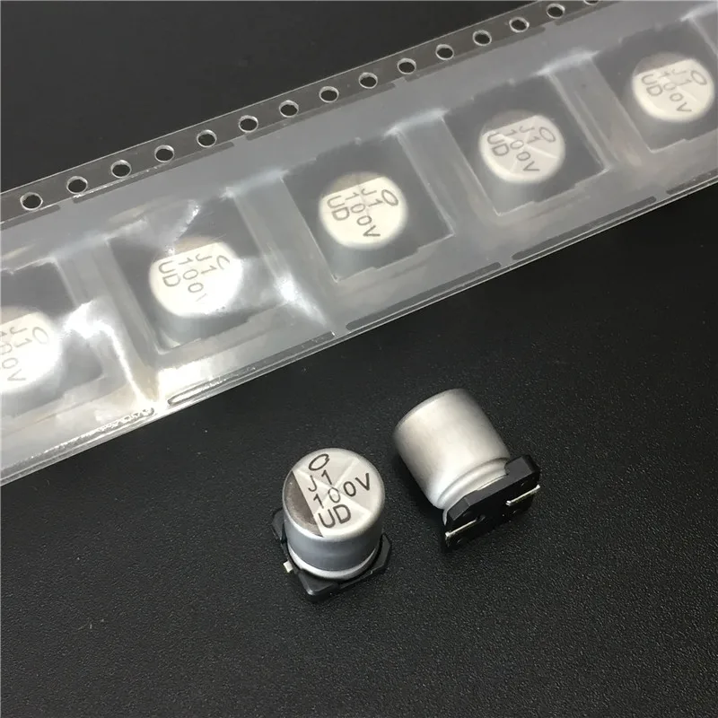10 шт. 100 мкФ 35 в NICHICON UD серии 8x10 мм 35V100uF низкое сопротивление чип Типа SMD