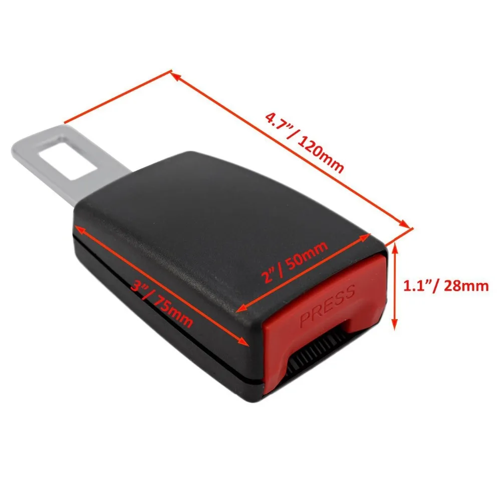 Partol 2 шт. универсальный автомобильный ремень безопасности с зажимом для ремня